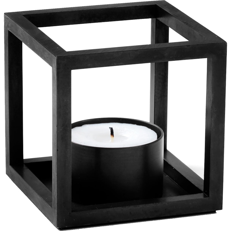 Kubus T Candle Holder, Black